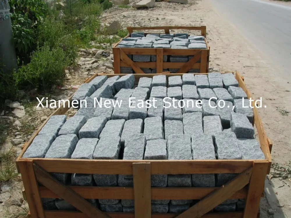 Outdoor Garden Cube Cobble Road Paver Stone Block Per Square Meter