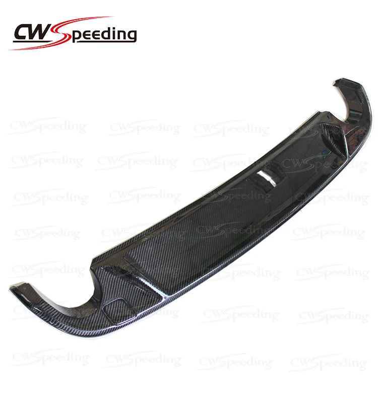 2008-2013 Oem Style Carbon Fiber Rear Bumper Lip Rear Diffuser For Vw ...
