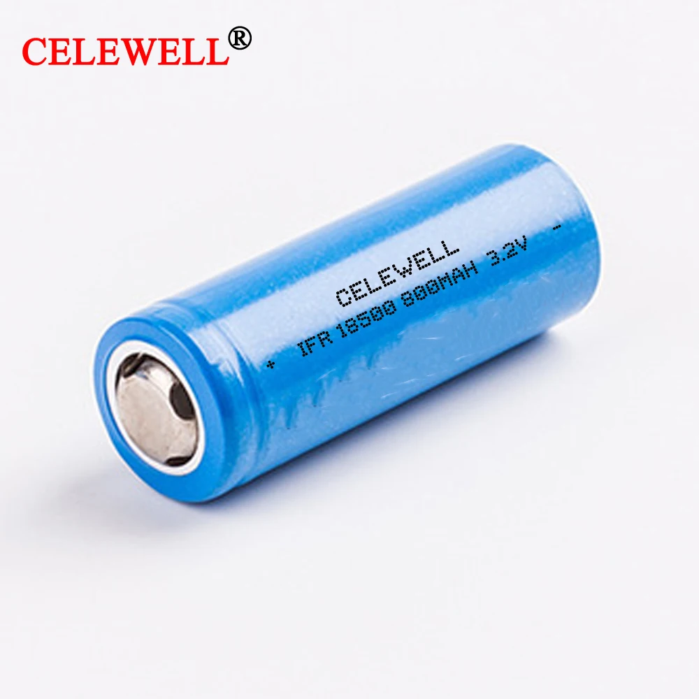 Industrial Use Rechargeable Lifepo4 Battery 18500 3.2v 800mah Full ...