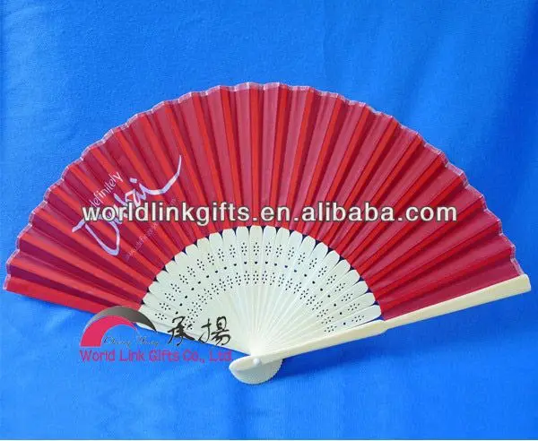 Fan Wedding Invitation Whole Hot Pink Wedding Favors Silk Invitation Fan