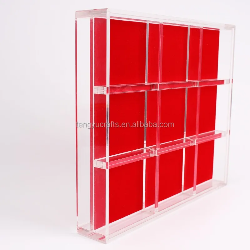 Cube Square Plexiglass Lucite Large Counter Display Case / Acrylic Gem