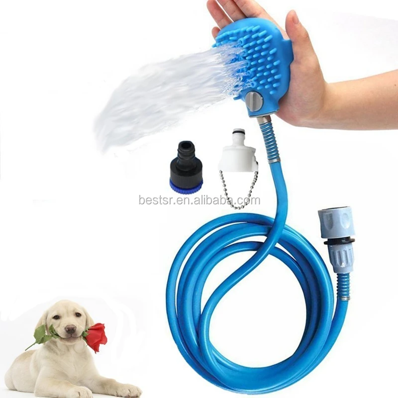Dog Shower Tool 2 In 1 Functional Pet Shower Head Sprayer Pet Bathing