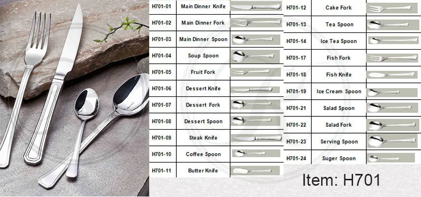 different types of forks with pictures