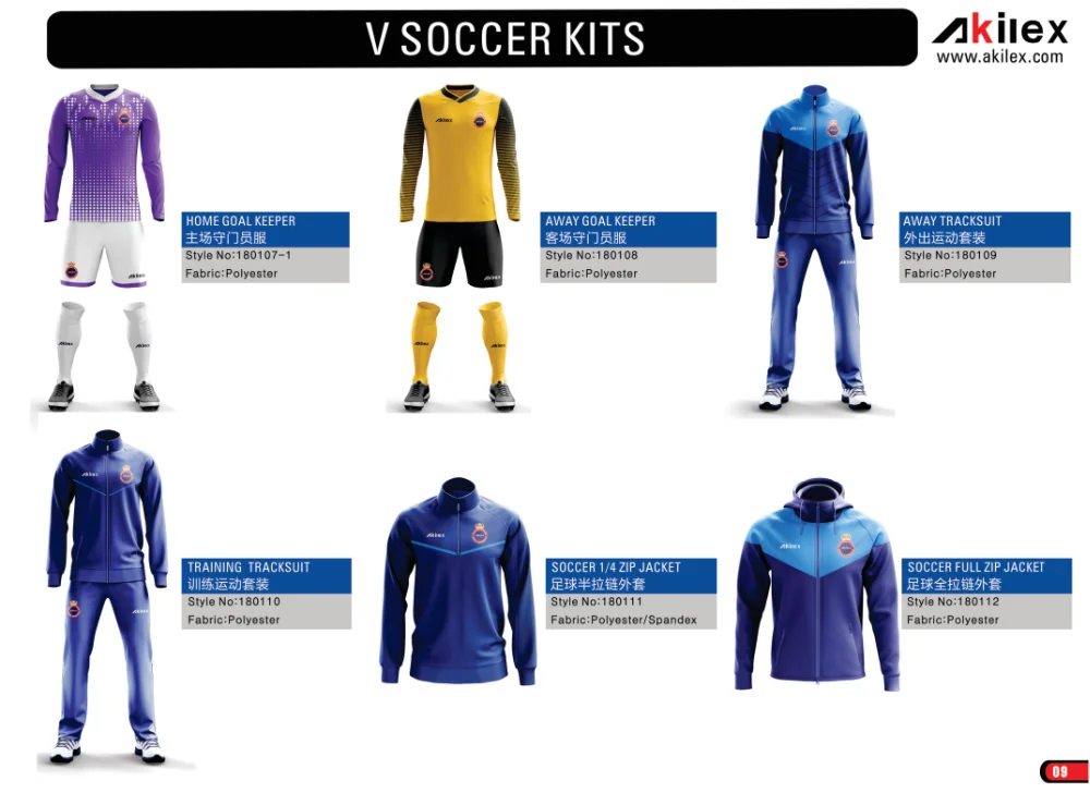 Wholesale Soccer Apparel Football Shirt New Design For High School