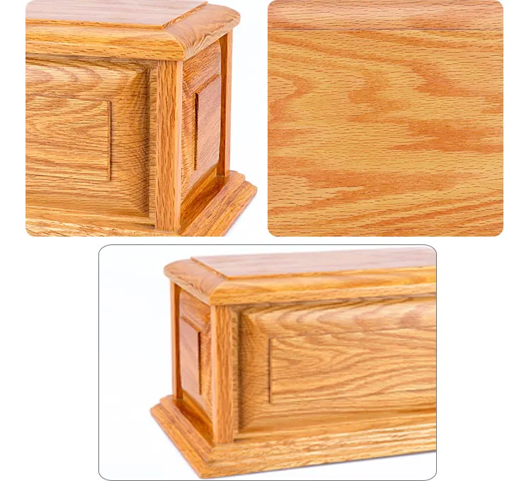 Osa010 Antique Cremation Urn Wooden Keepsake Urn Box Cremation Urns