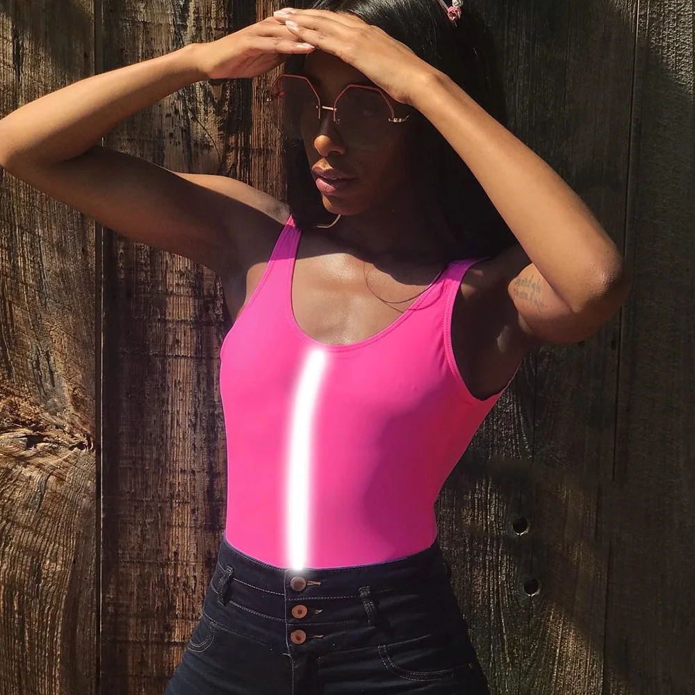 夏季连身衣女性性感时尚女装夏季服装紧身衣