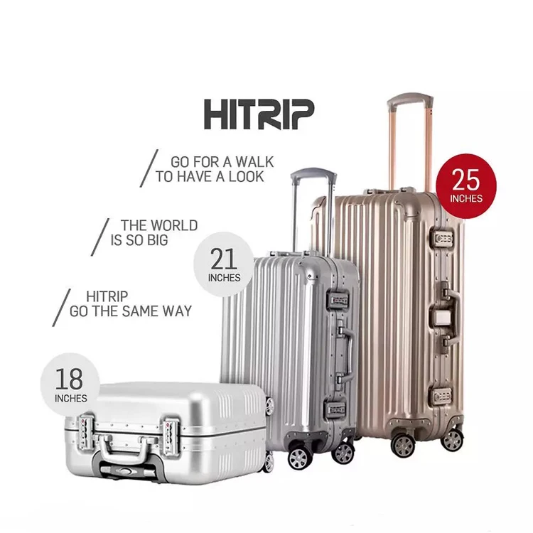 aluminium luggage trolley