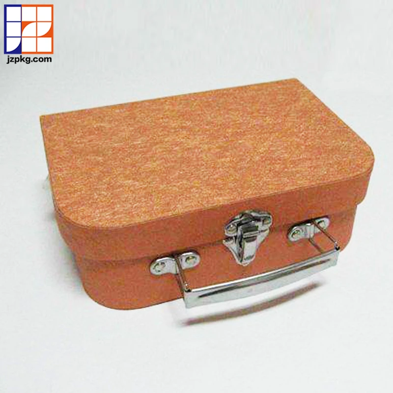 Brown Kraft Paper Mache Nesting Suitcases Box Jinzheng Packaging Oem