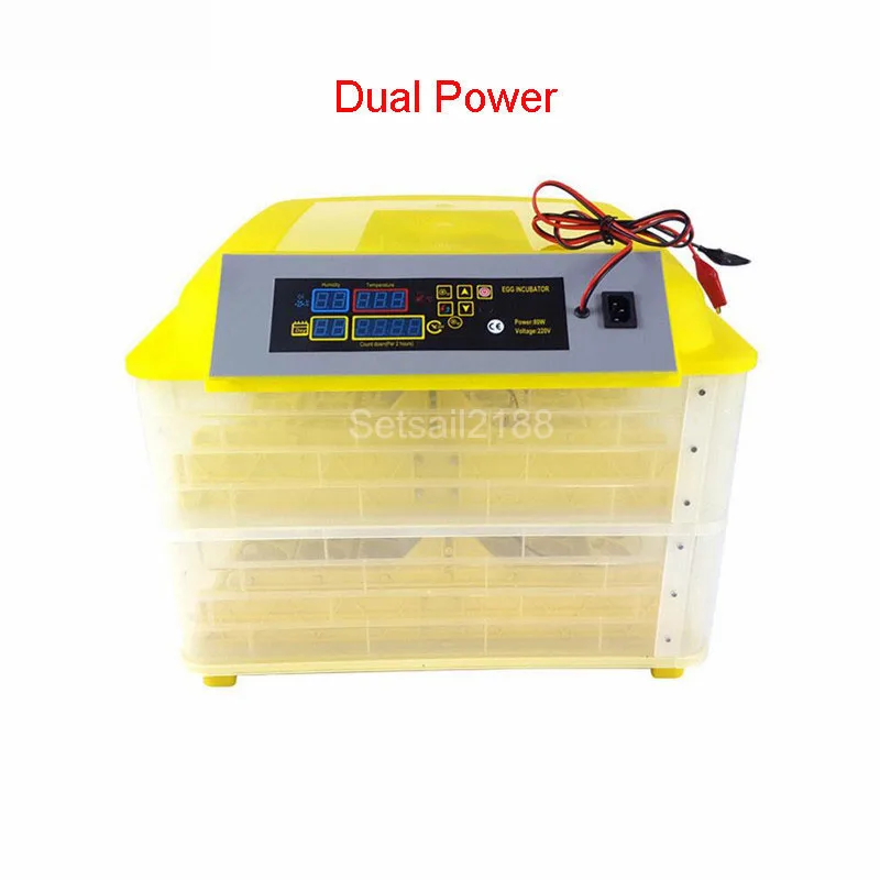 Full Automatic 112 Chicken Duck Egg Incubator Hatcher ...