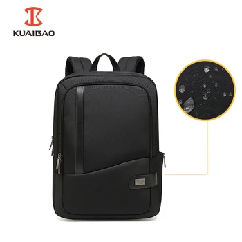 mens leather business backpack