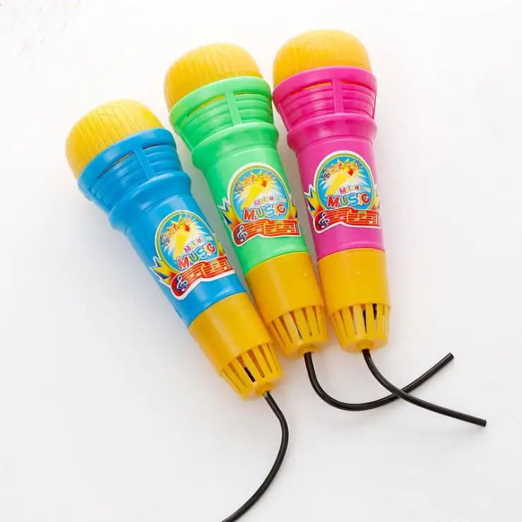 toy plastic microphone