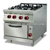 Gas range with 4-bumer&oven