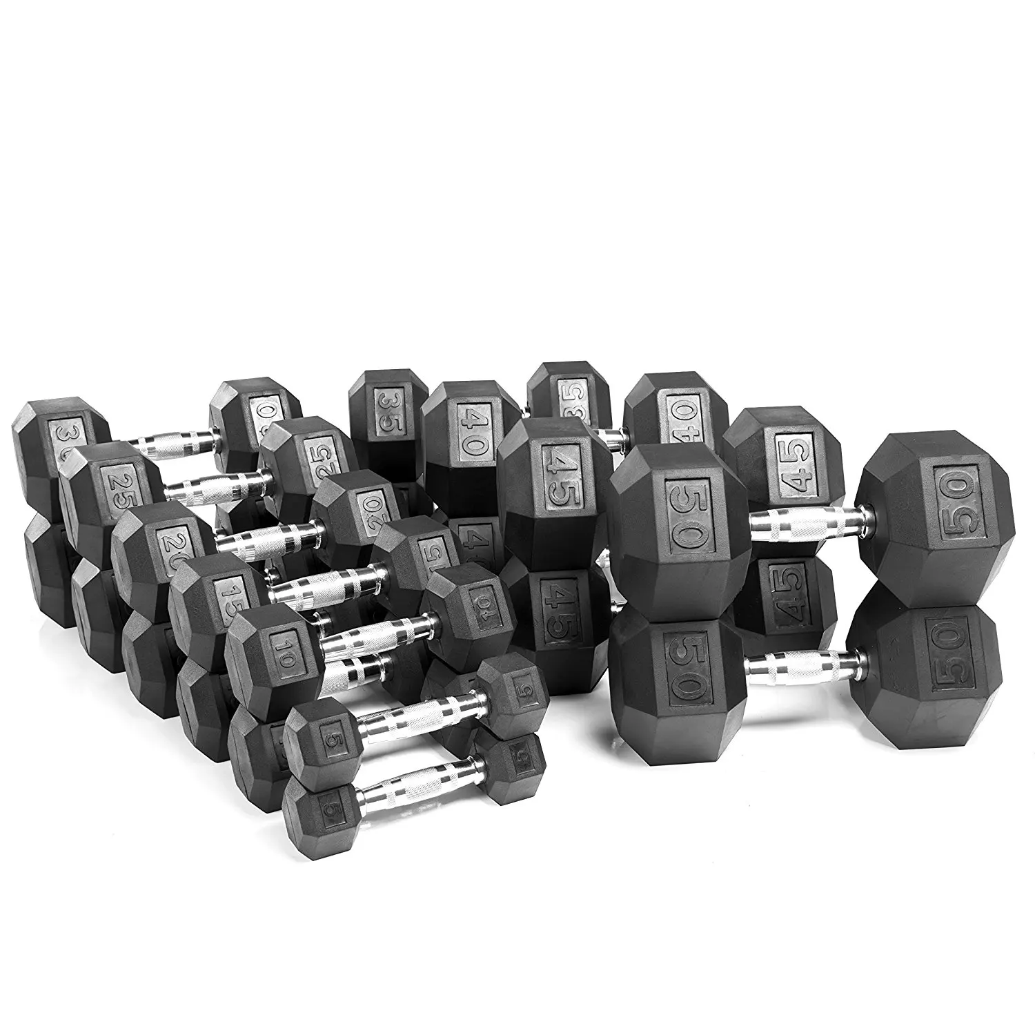 Super September Un Kg / Lb Fixed Dumbbells 30kg With Iron Grip / Handle