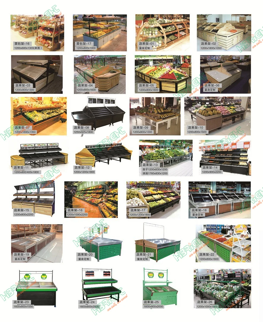 Convenience Retail Shop Vegetable Store Display Used Supermarket