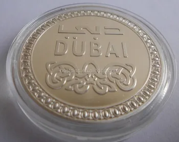 Calidad De Oro Dubai Recuerdo Moneda Metal Del Calidad De Oro Dubai Recuerdo Moneda Metal