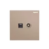 rose gold TV computer plug