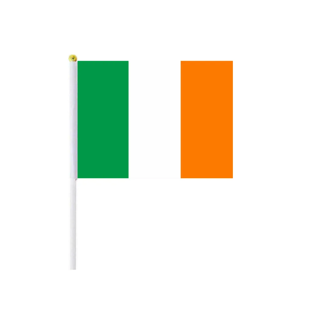 IRISH IRELAND Hand Wave FLAGS Waving ST PATRICK/'S DAY Festival Party 12 x 8/"