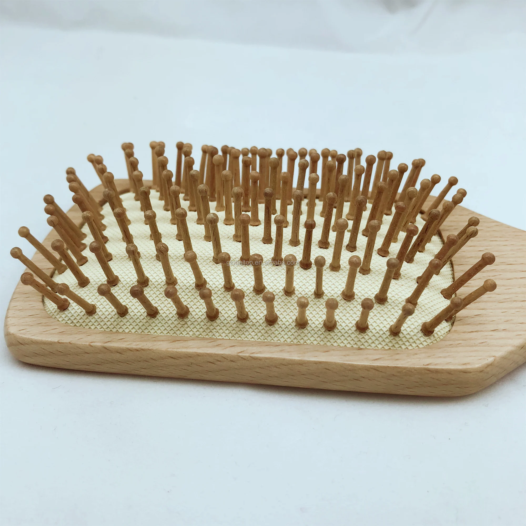 Big Wooden Hair Brush Beech Wood Professional Oem Natural Custom Paddle 