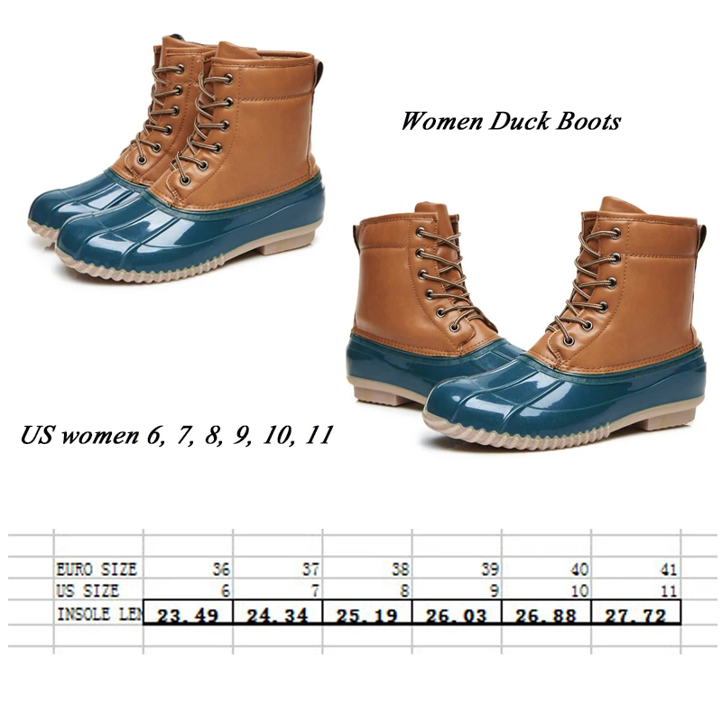 short duck boots