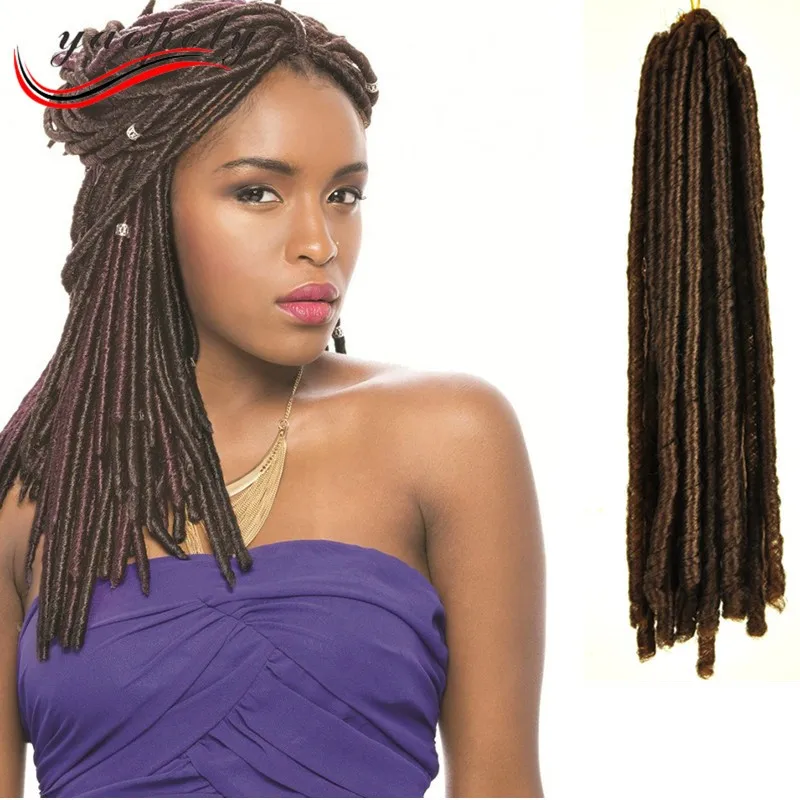 China Suppliers 14" African Soft Dread Braids For Black Women,Dreadlocks Synthetic Hair For ...