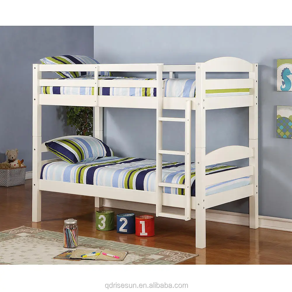 Effen wit grenen stapelbed/nieuwe goedkope stapelbed/beste ...