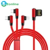 Multifunction Fast Charger USB Sync Data Charger Cable for Samsung S8 Note8 iPad ios10 Micro usb 8pin Type c