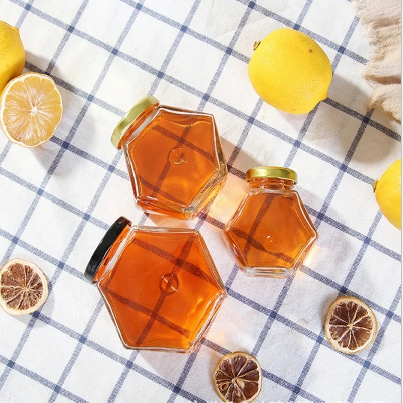 Wholesale Unique Souvenir Glass Honey Packaging Bottles Jar Containers