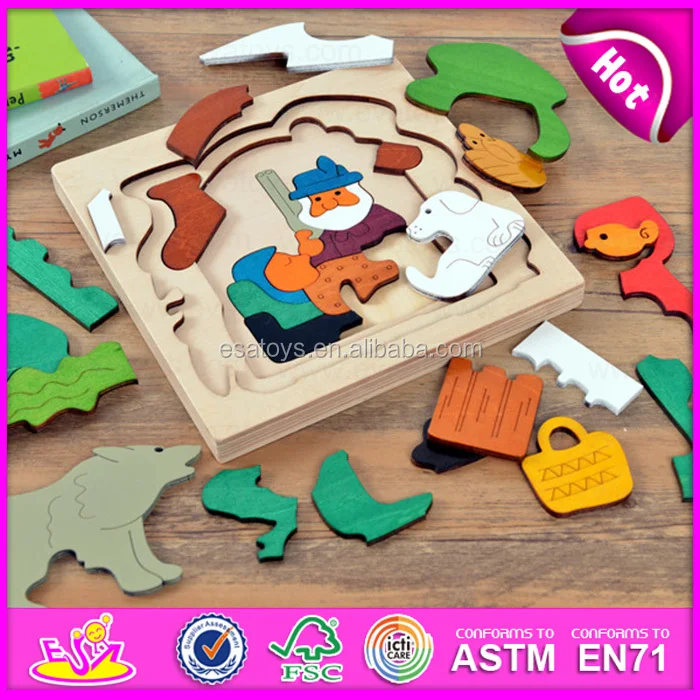 wooden toy story puzzle