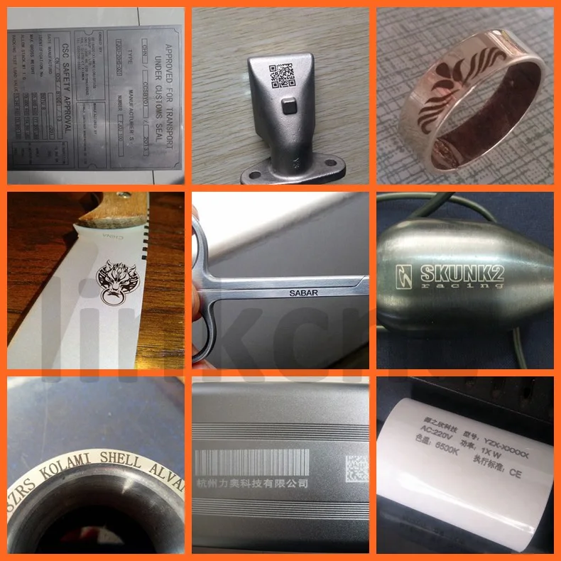 30W Portable Mini Laser Marking Machine with Raycus Fiber Source 100000 Hours Service Time