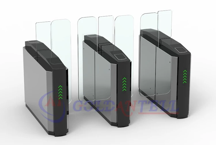 Full Automatic Speed Gate Turnstile with 550mm-600mm Passage Width 30-40 Persons/Min Pass Speed and IP54 Protection