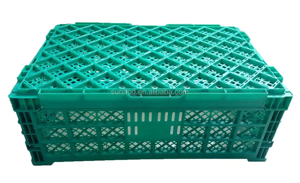 Customized Stackable And Nestable Vented Food Harvest Plastic Crate