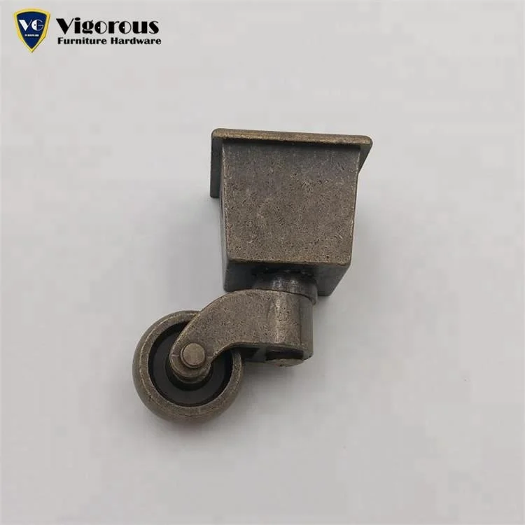 Solid Brass Plating Square Cup Casters Cw19 Buy Square Cup Casters