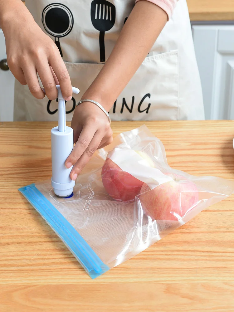 Sous Vide Bags Reusable Food Vacuum Sealed Bags With Hand Pump Vacuum