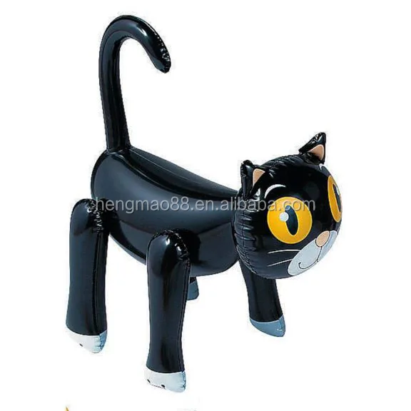 Billion afternoon Illustrate لعبة قطة صغيرة قابلة للنفخ رائعة - Buy القط الأسود نفخ ، نفخ القط هدية ،  تببي نفخ القط Product on Alibaba.com