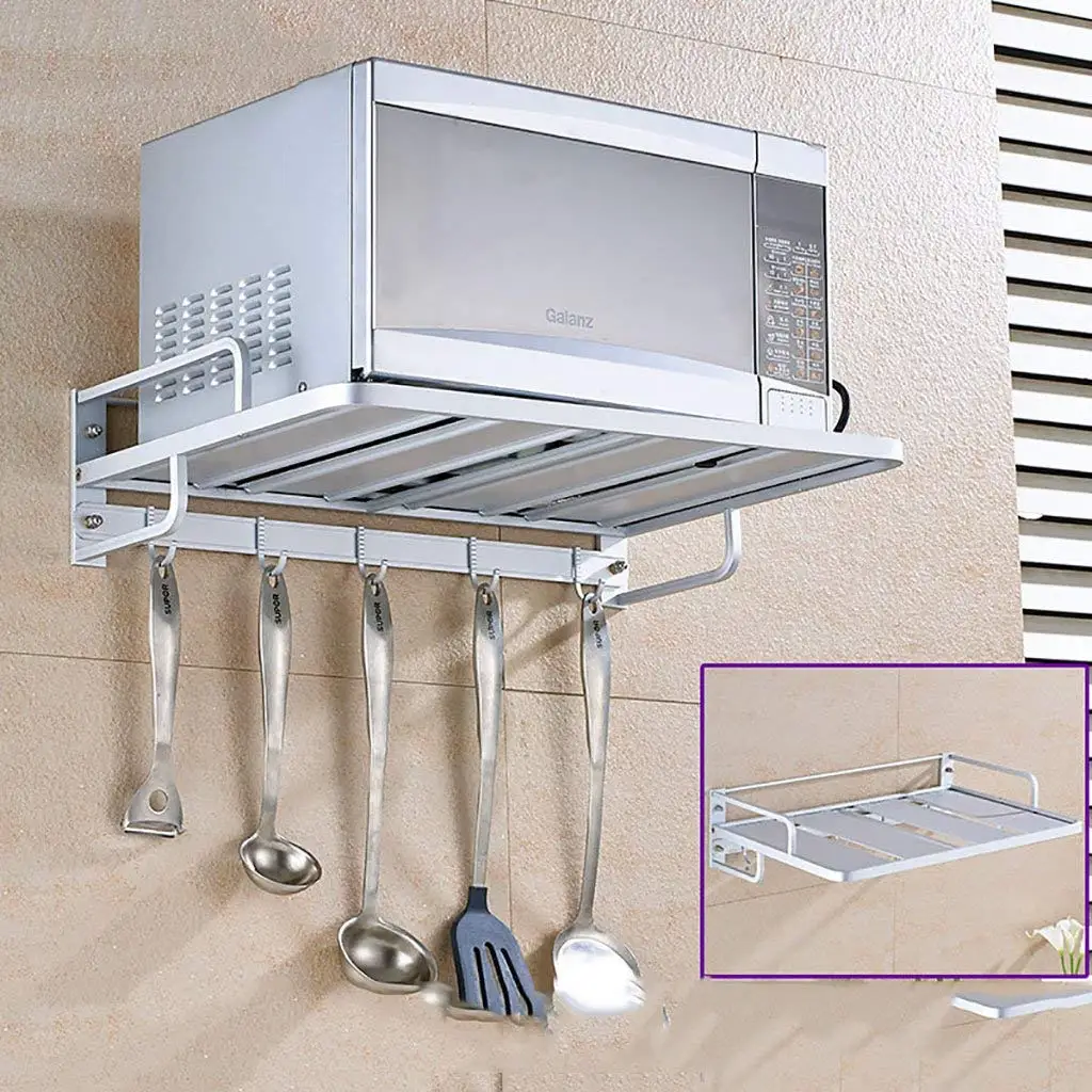 Buy Kitchen Shelf Kitchen Storage Rack Wall Mounted Microwave