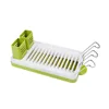 Hot Sale Colorful Plastic Dish Drying Rack Kitchen Dish Drainer Storage Dish Shelf With Drain Rack