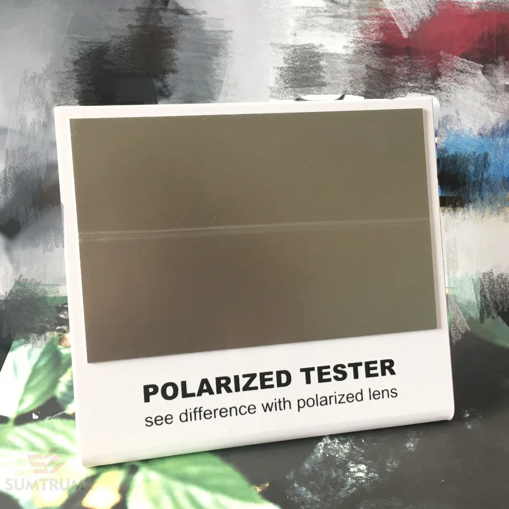 Newest Polarized Test Card With Acrylic Display - Buy Anti 