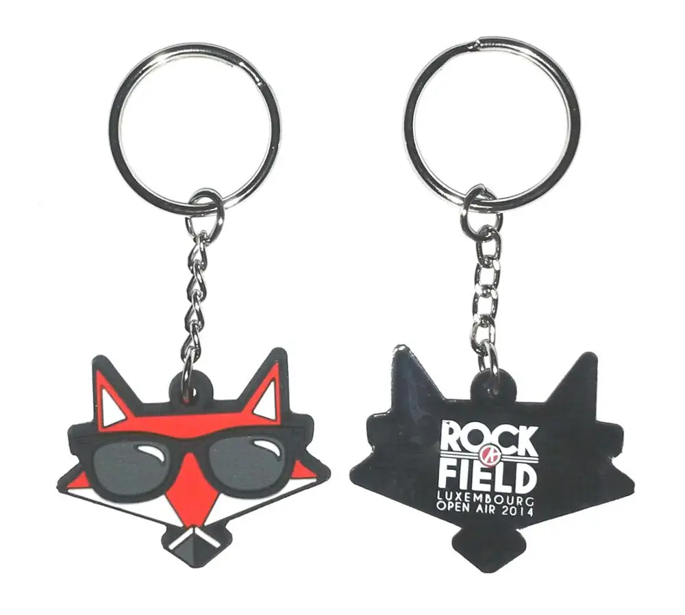 custom soft pvc keychain