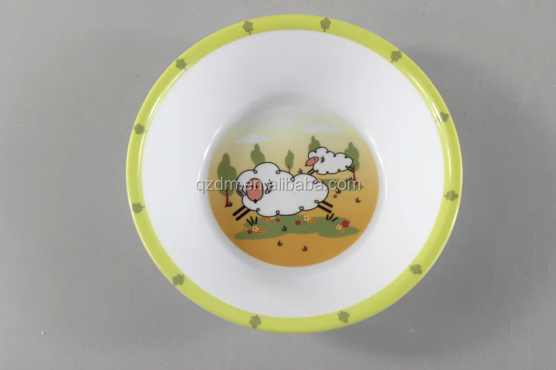 5.5inch melamine Dinner bowl for kids sheep print