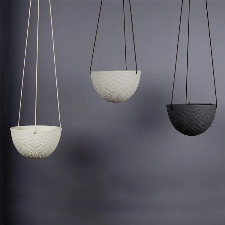 Embossed Design Wholesale Matte Half Ball Shape Home Decoration Garden