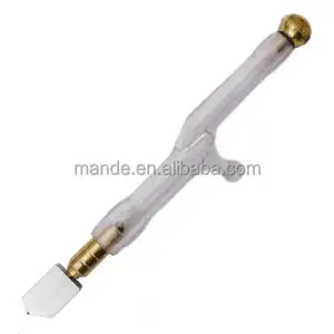 Glass Jewelry Tools Product Oil-Fed Pistol Grip Glass Cutter, Colorful Plastic Handle and Carbide Wheel