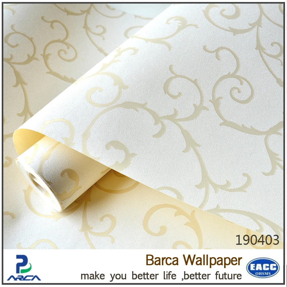 Dekoratif Abstrak Wallpaper Warna Putih Buy Product On Alibabacom