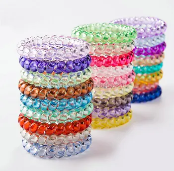 Traceless Hair Ring Hot Bracelet Fashion Telephone Wire Band Twist