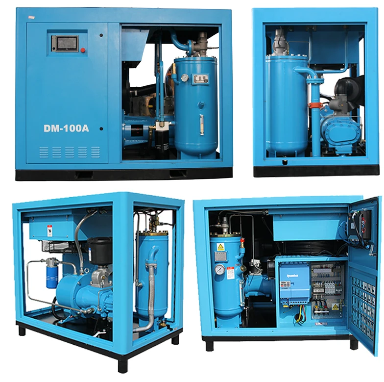 160kw 250hp VSD Variable Speed Screw Air Compressor For Sale