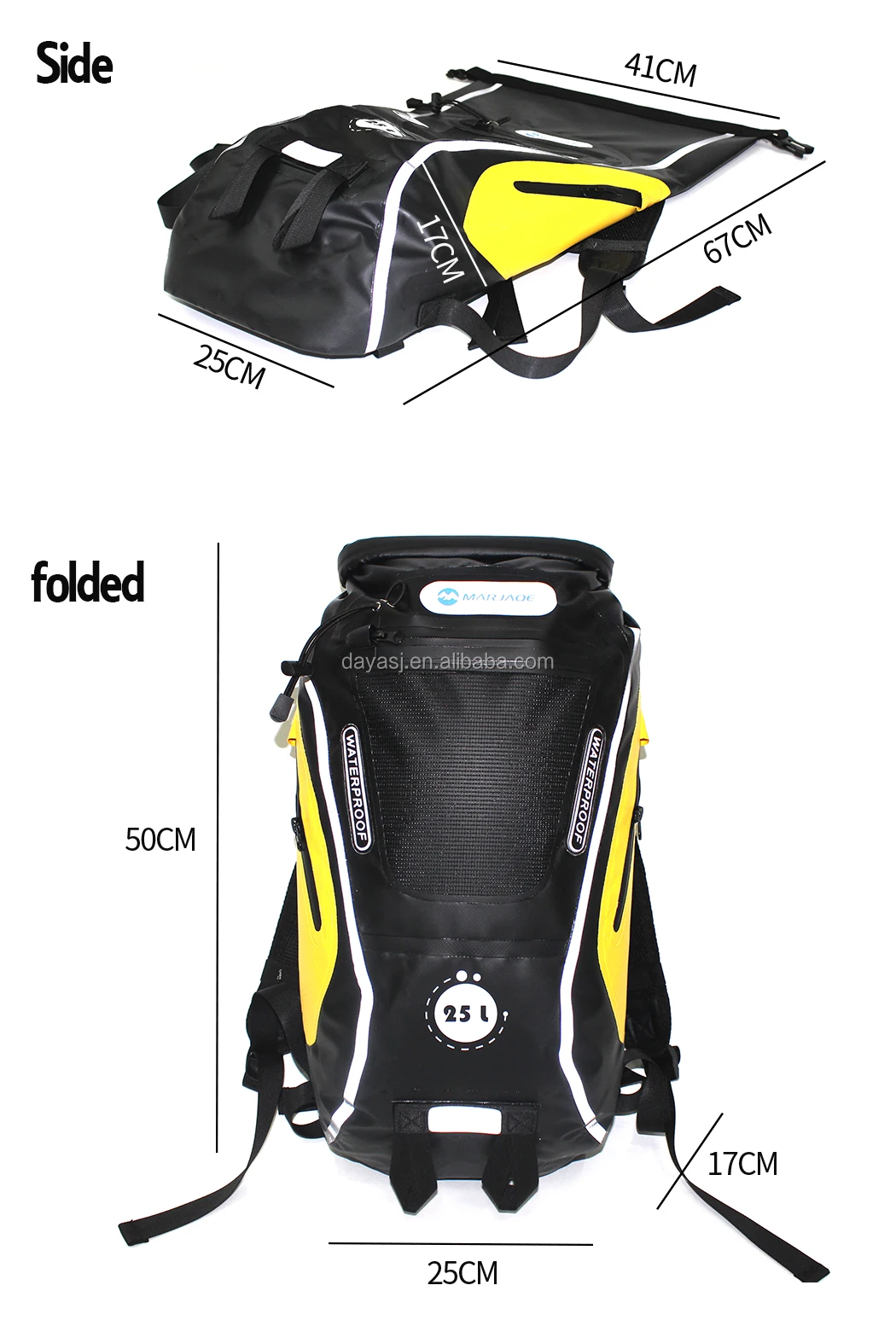 fe active dry bag backpack