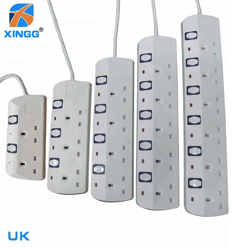 China Factory Ac Power Socket With Fuse 250v Extension Lead Uk Buy