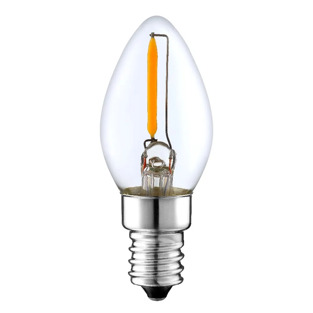 Festoon Lighting E12 Filament C7 Frosted 1 Watt Led Bulb - Buy C7 1 ...