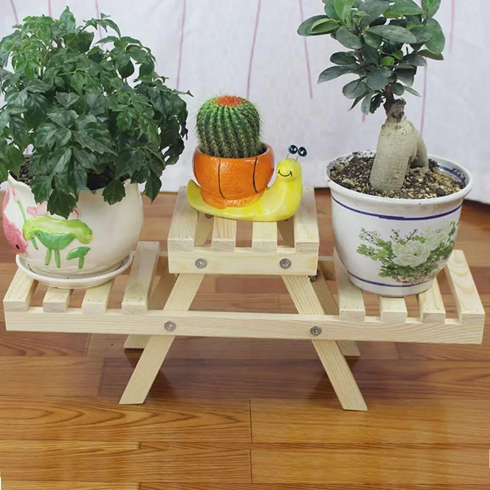 wooden plant stands indoor