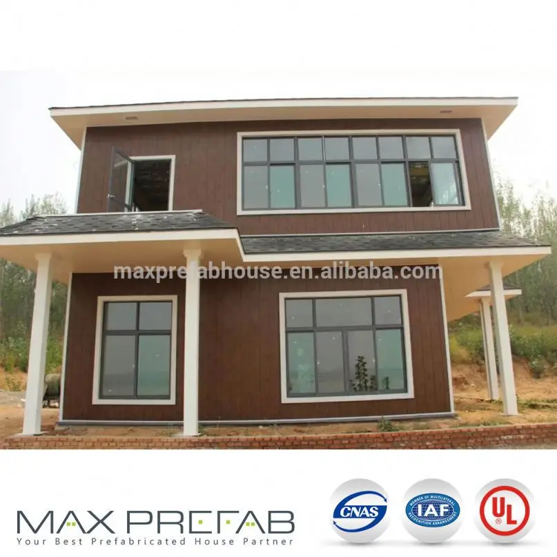 New Home Exterior 2 Floor Building Modular Prefab Duplex Homes