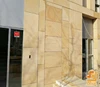 Machine Cut Beige Sandstone Tile Wall Cladding Application